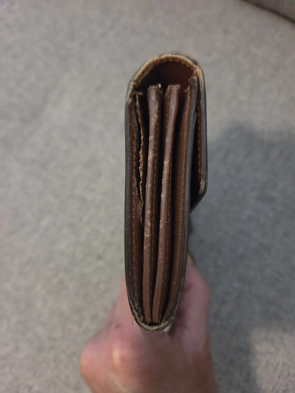 Vintage Louis Vuitton Monogram Canvas Snap Wallet - Dark Brown/Gold Monogram